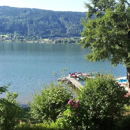 Apartment Maren Seeblick Haus Haensel&gretel Direkt Am Ossiacher Mit Hallenbad *