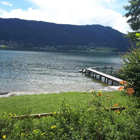Apartment Maren Seeblick Haus Haensel&gretel Direkt Am Ossiacher Mit Hallenbad Stiegl