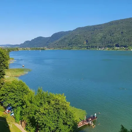 Apartment Maren Seeblick Haus Haensel&gretel Direkt Am Ossiacher Mit Hallenbad *