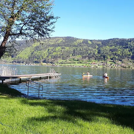 Apartment Maren Seeblick Haus Haensel&gretel Direkt Am Ossiacher Mit Hallenbad Stiegl